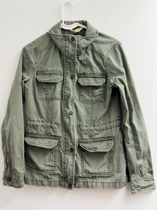 Hollister Jackets & Blazers - Hollister y2k Army Green Utility Jacket size small